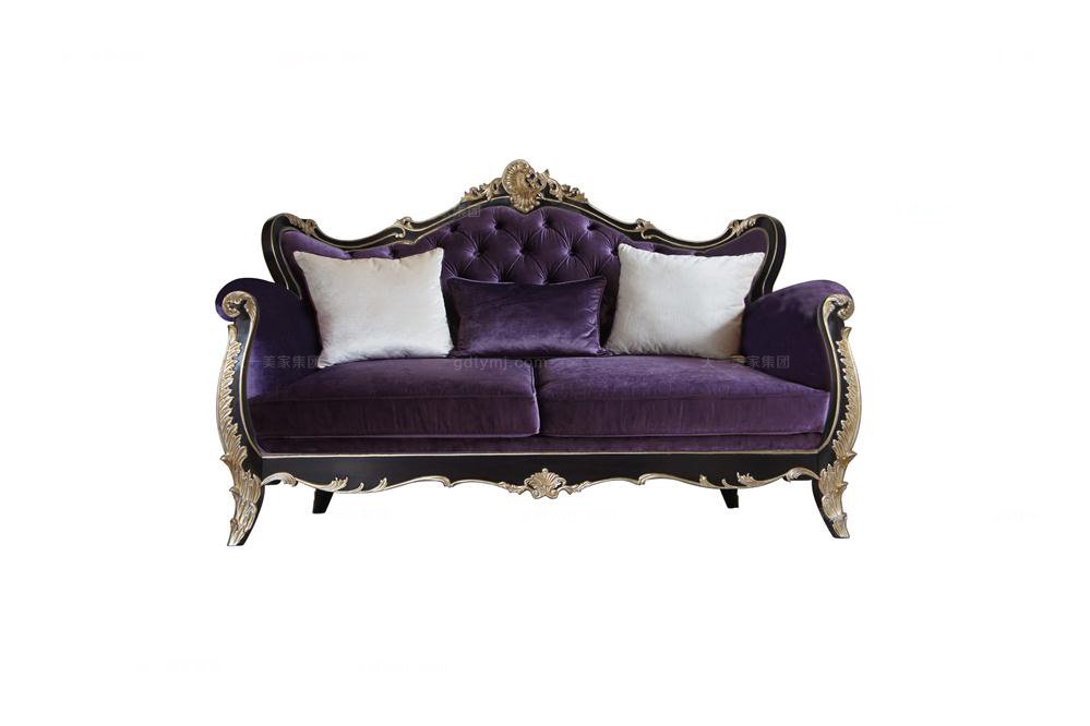 高端別墅法式雙位沙發