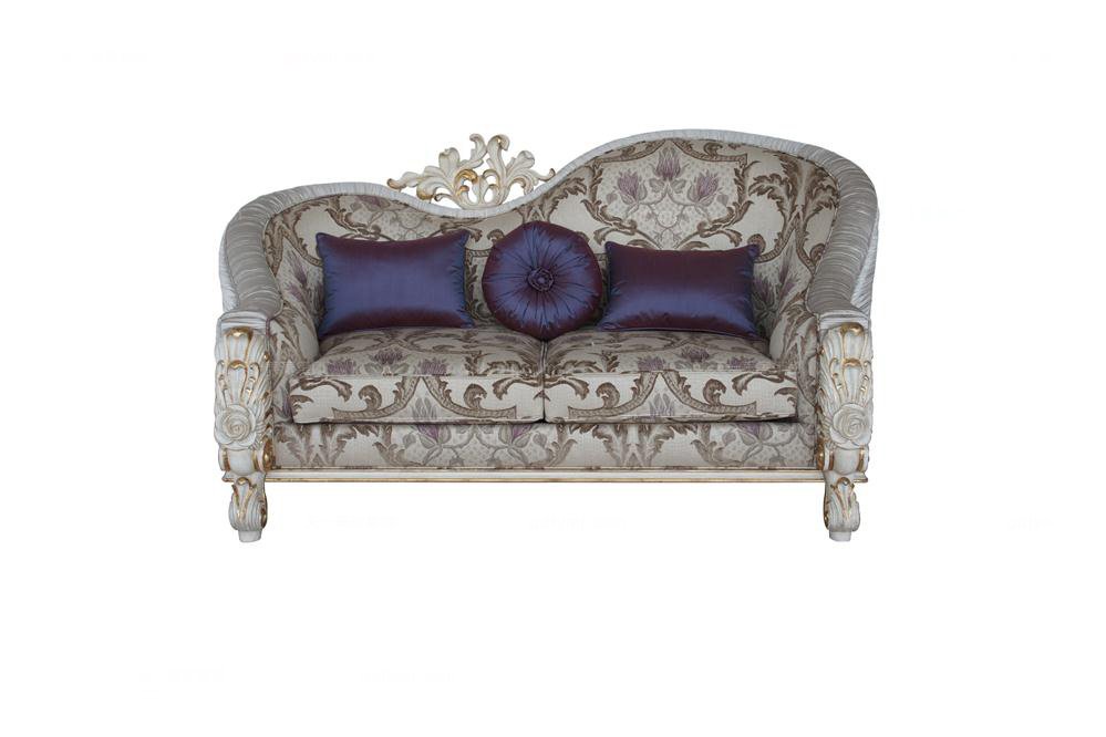 高端別墅法式二位沙發