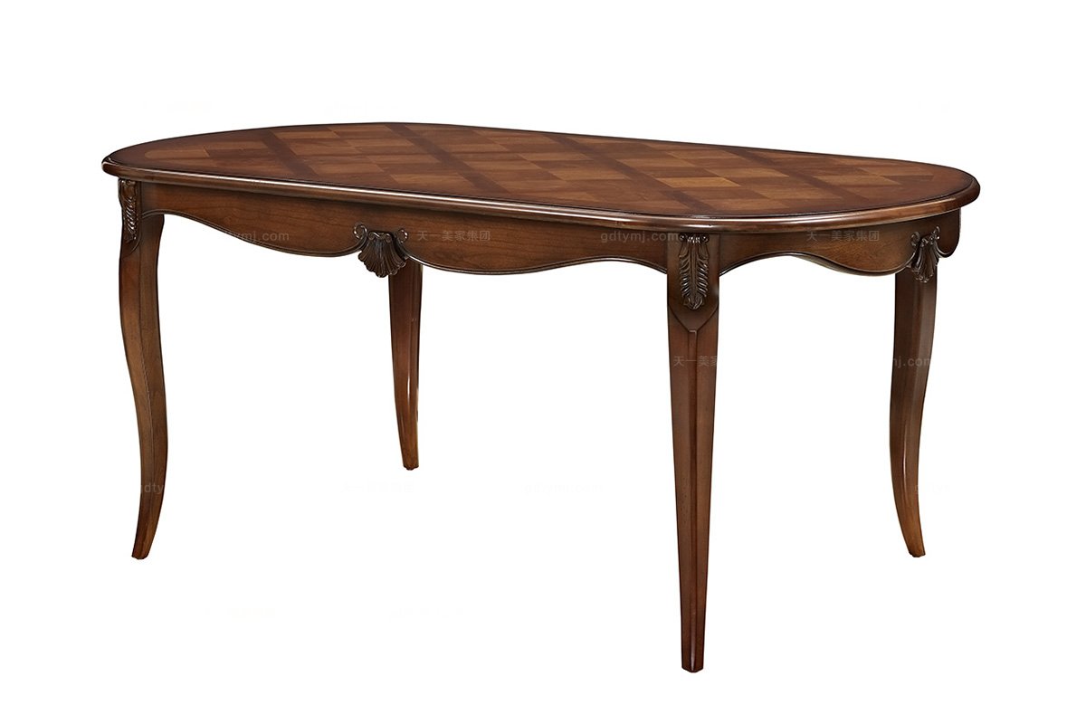 高端實(shí)木家具美式長餐桌