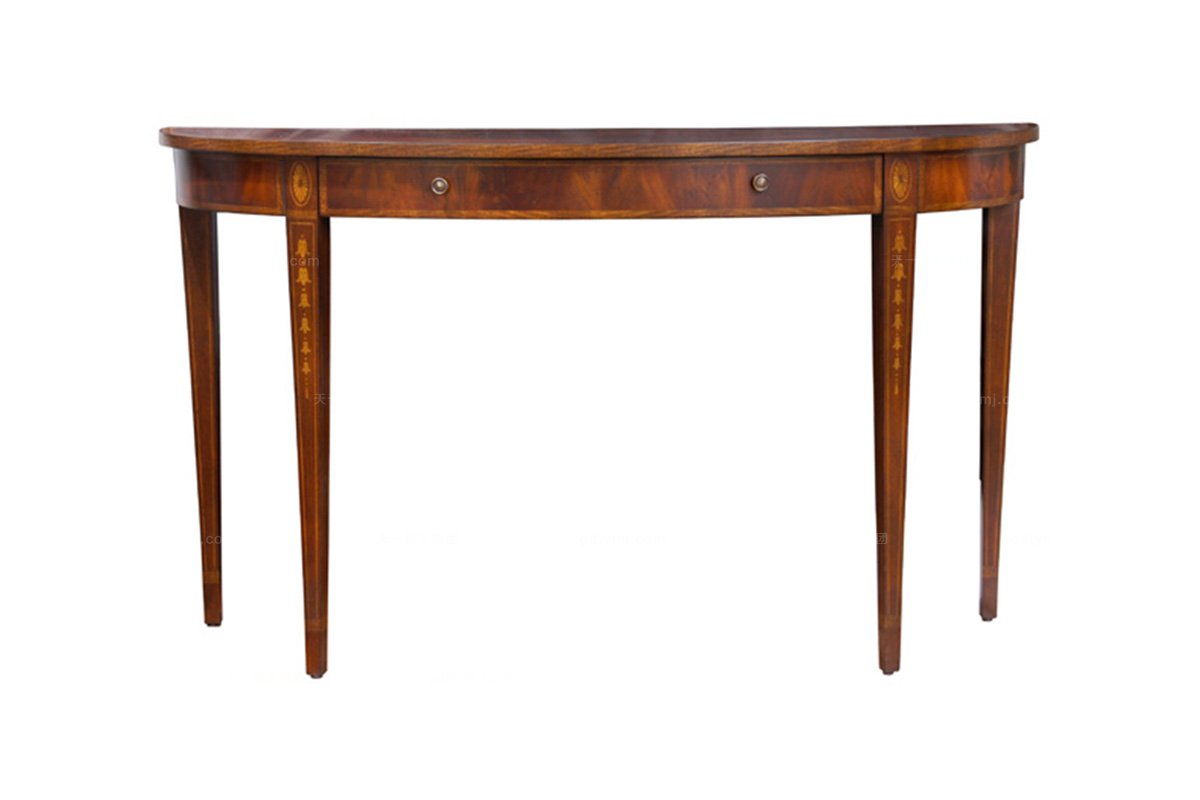 高端實木家具美式玄關臺