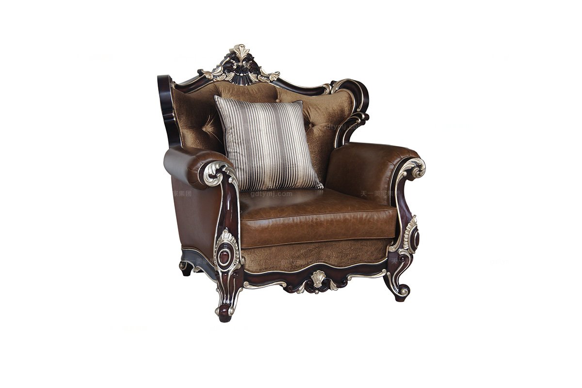 高端酒店家具品牌奢華新古典單位布藝沙發