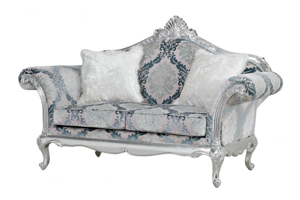 高端別墅家具奢華新古典二人位沙發