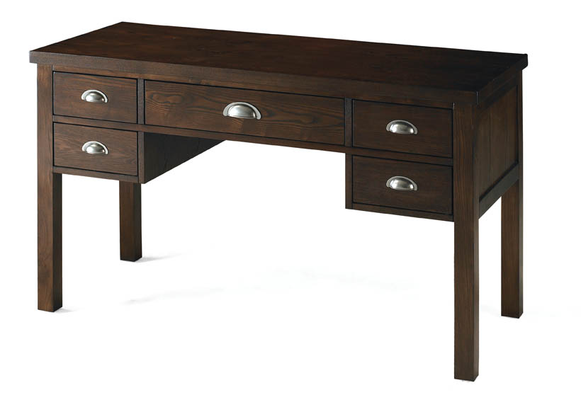 高端實(shí)木家具美式木色書(shū)桌