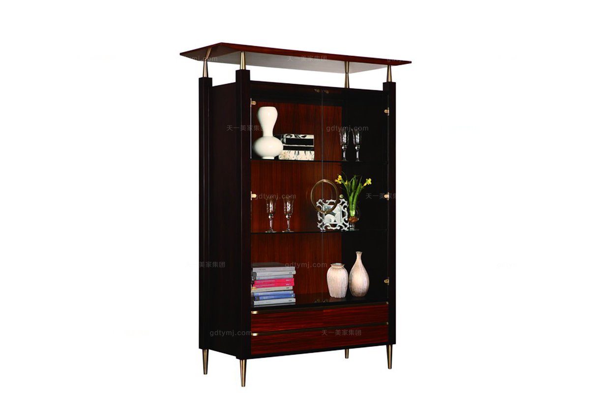 高端簡(jiǎn)約新古典實(shí)木裝飾柜