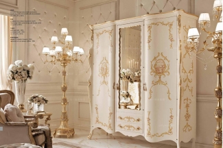  Andrea Fanfani 高端時尚法式線色四門衣柜