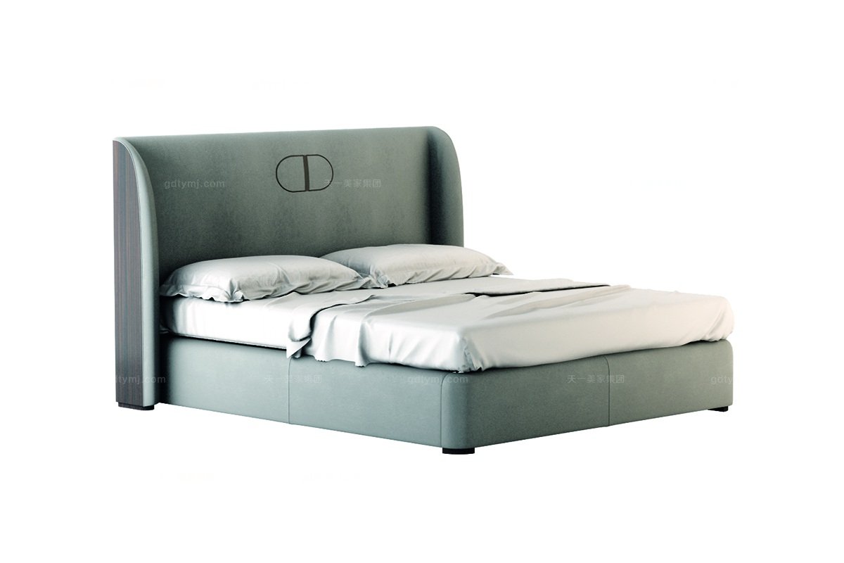 Daytona后現代臥室布藝軟床系列