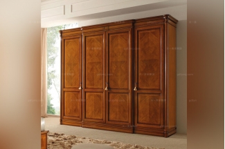 SIGNORINI&COCO美式棕色四門(mén)衣柜