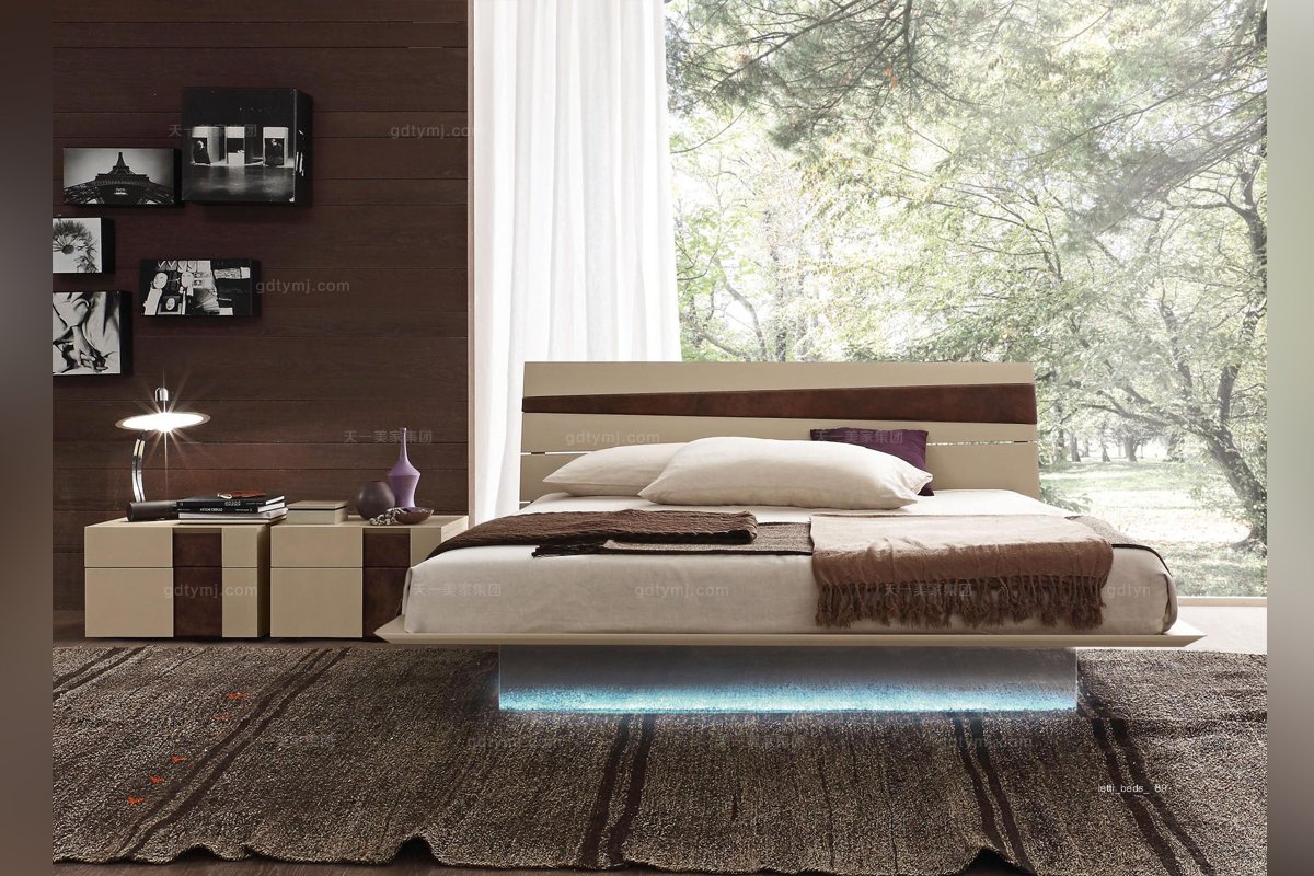 Presotto后現代時尚個性布藝床系列