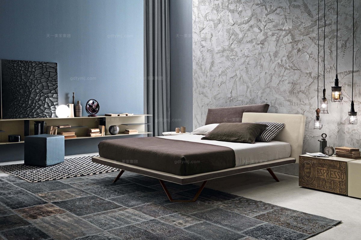 Presotto后現代時尚布藝床系列