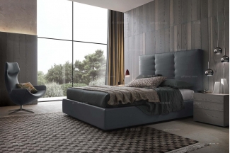 Presotto后現代高靠背大床系列