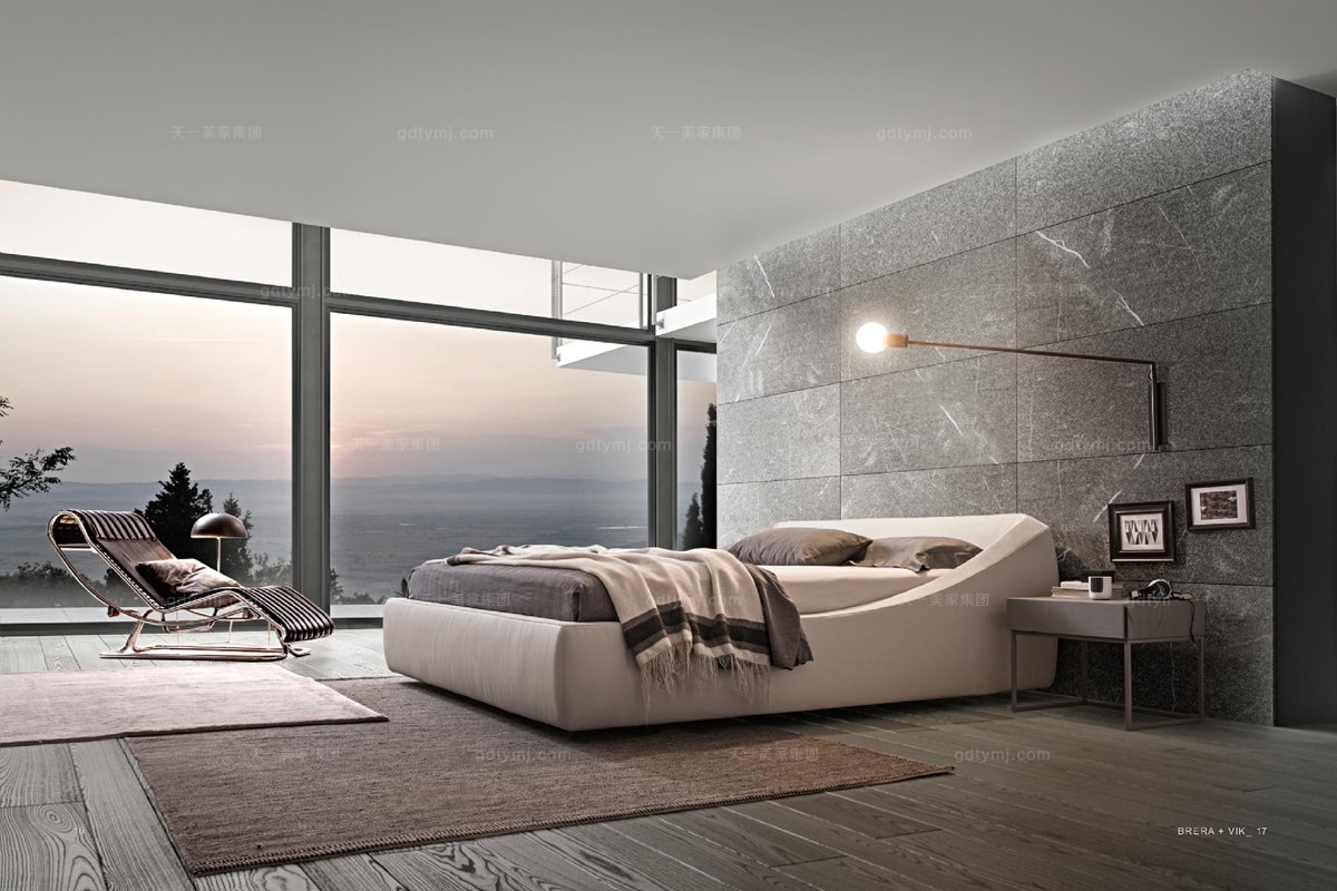 Presotto后現代海景房臥室系列