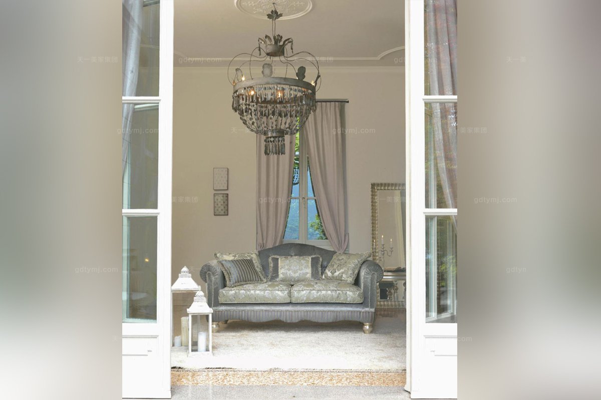 Pigoli 皮溝里高端灰色布藝沙發客廳系列