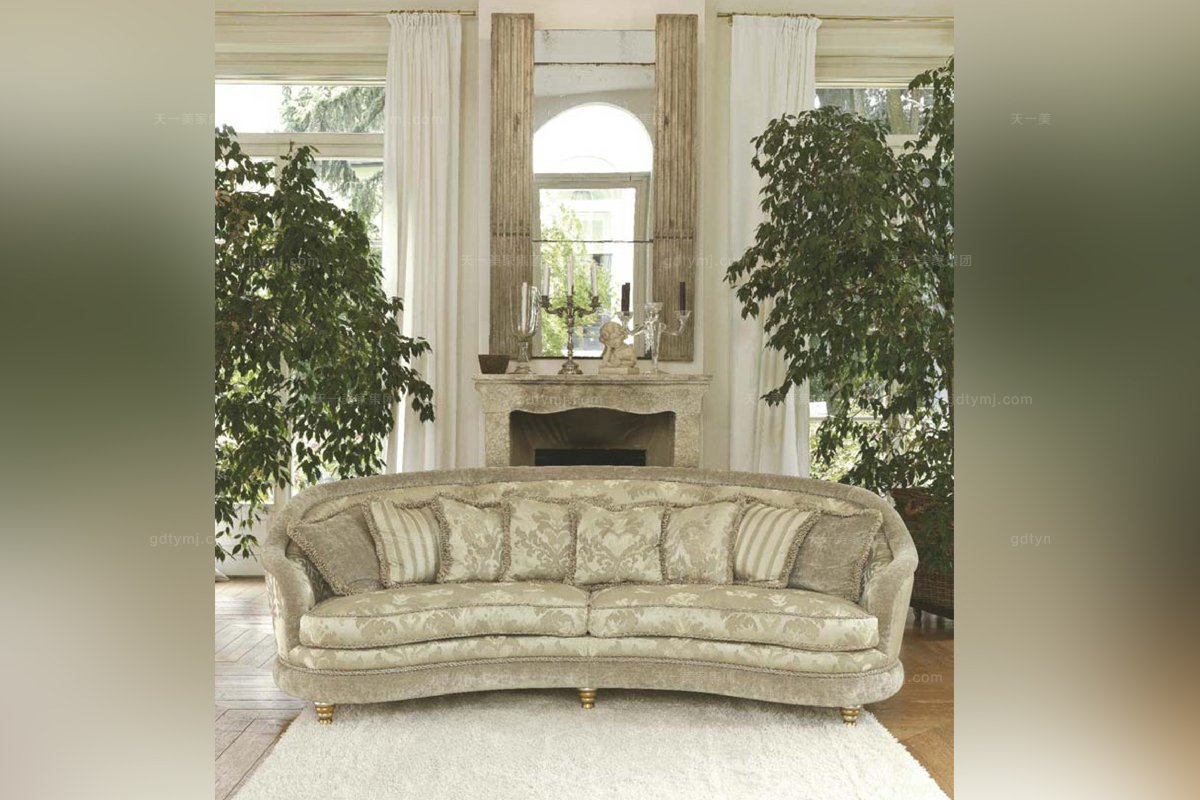 Pigoli 皮溝里花色布藝三位沙發客廳系列