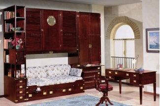 Caroti 卡若緹實(shí)木框架布藝沙發(fā)書(shū)房系列