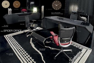 高端品牌現(xiàn)代意大利進(jìn)口蘭博基尼系列書(shū)房組合