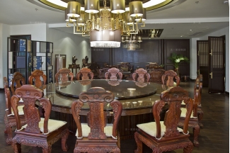 國內高端會所紅木家具品牌天一會餐桌椅