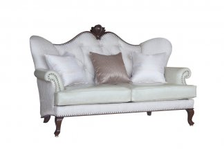 高端五星級酒店家具別墅家具品牌法式二人位沙發