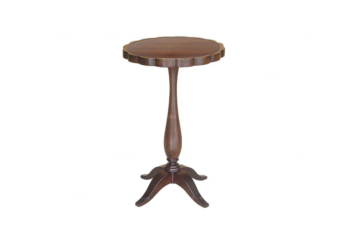 高端別墅家具品牌會所家具法式咖啡色花幾