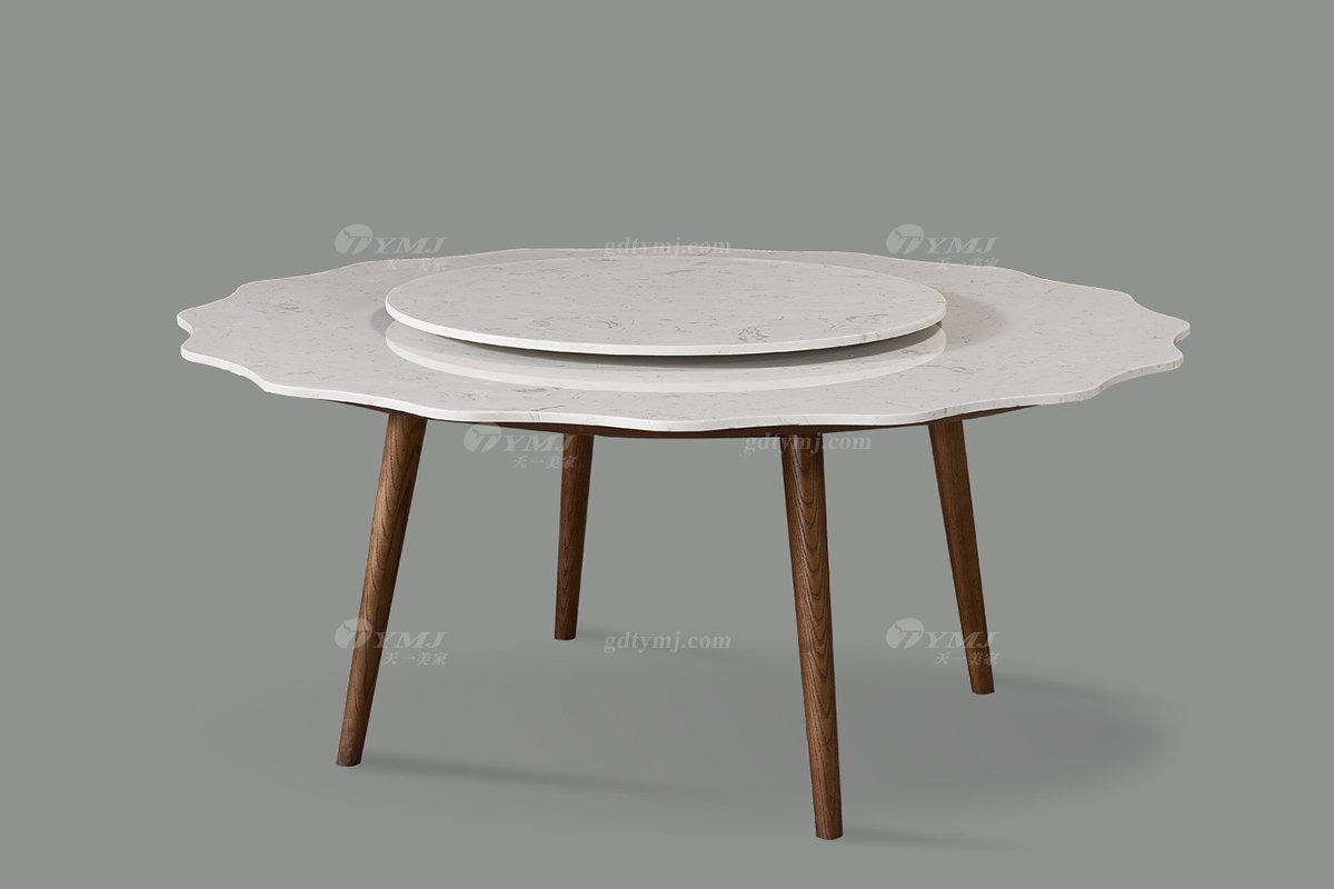 創意別墅會所家具品牌現代極簡北歐餐廳家具大理石餐桌餐椅系列餐桌