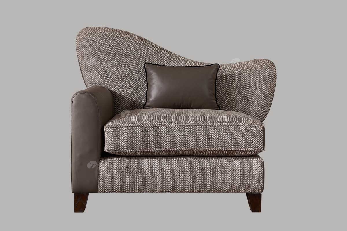 高端別墅會所家具品牌現代極簡輕奢北歐家具創意高彈高密度海綿優質布藝客廳沙發系列單位沙發