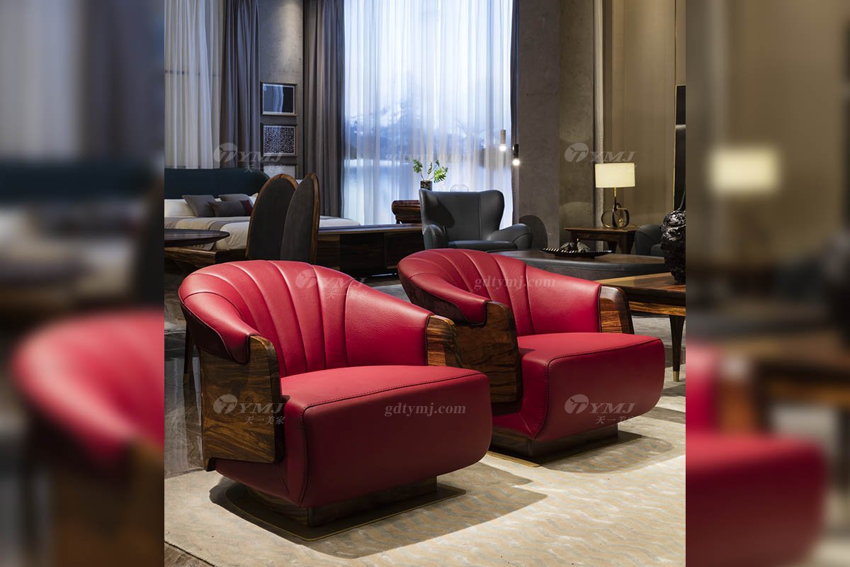 高端別墅會所家具品牌輕奢新中式客廳高品質實木家具沙發系列單位沙發