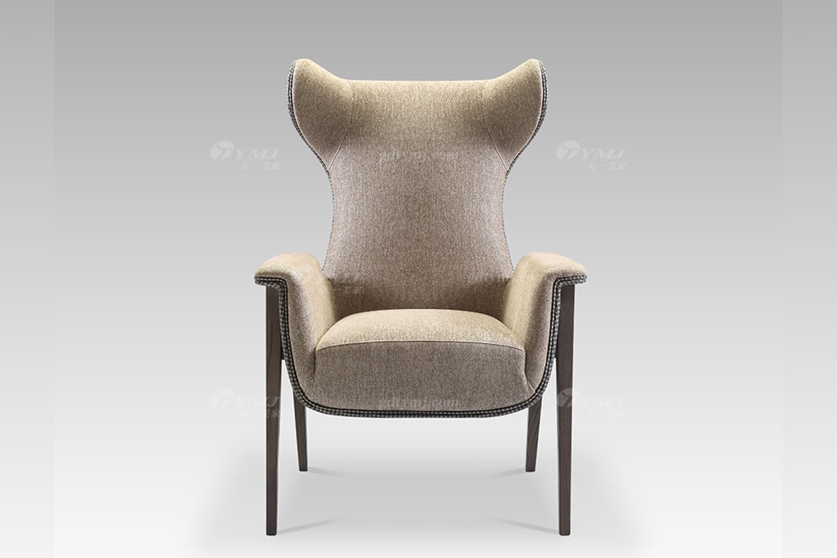 高端別墅會所家具現代輕奢時尚休閑布藝休閑椅