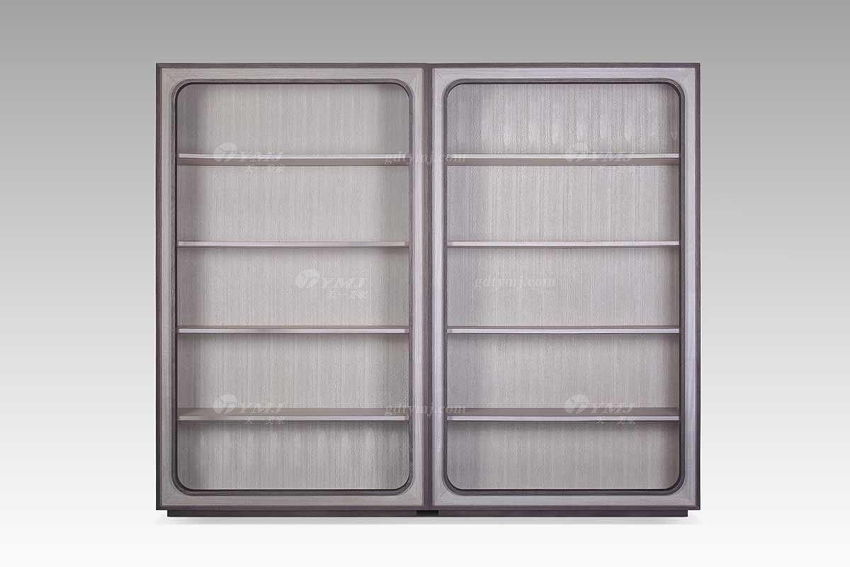 現代輕奢時尚高端家具灰橡+尼斯色酒柜酒柜DH2809組合