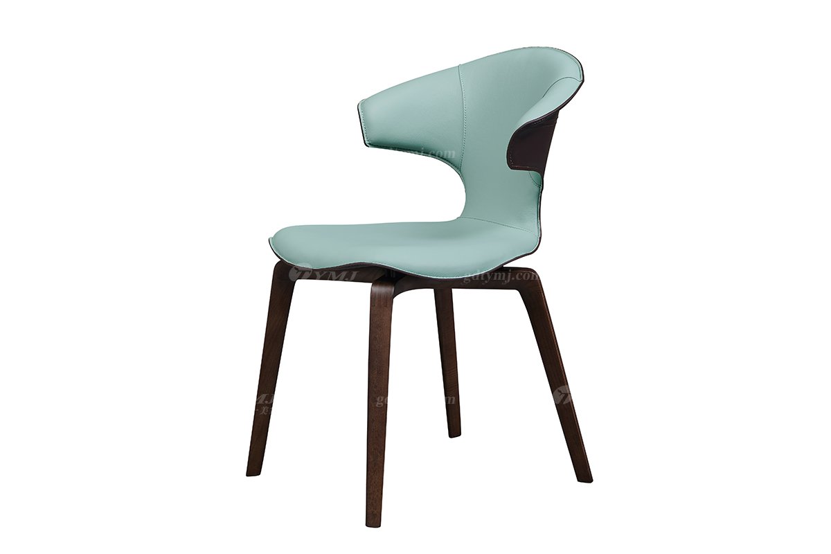 現代時尚輕奢別墅家具餐廳創意白蠟實木魚尾椅CY-12B魚尾休閑椅