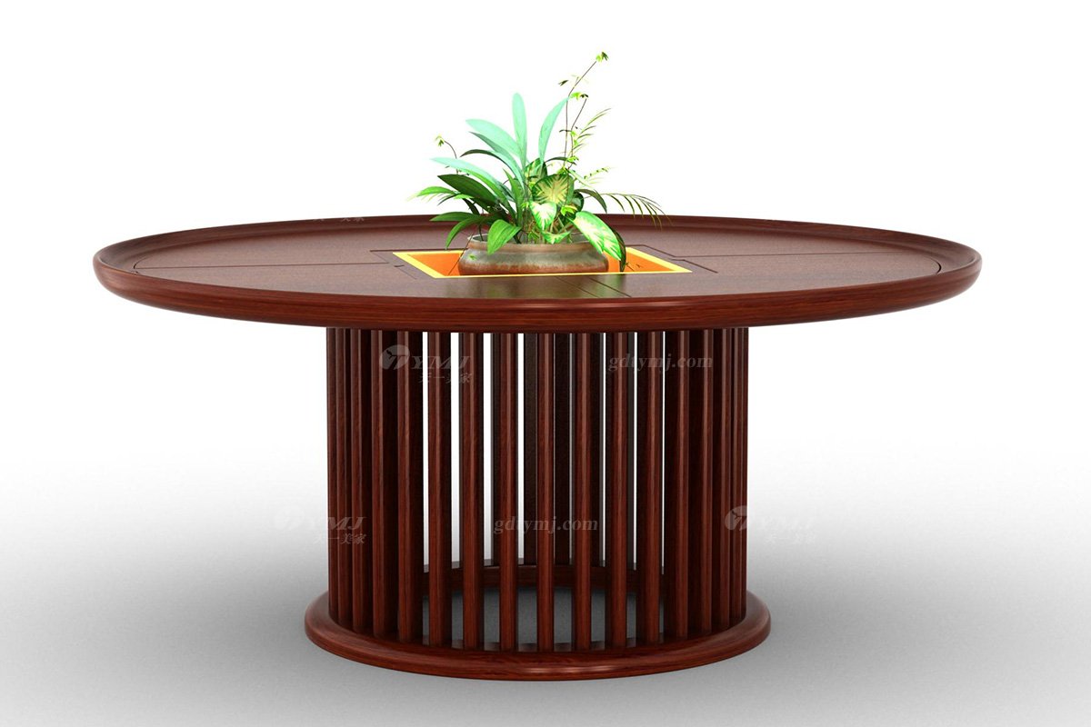 新中式辦公家具風(fēng)格品牌家具高端簡(jiǎn)約時(shí)尚大氣刺猬紫檀實(shí)木茶幾組合金榜題名大茶幾