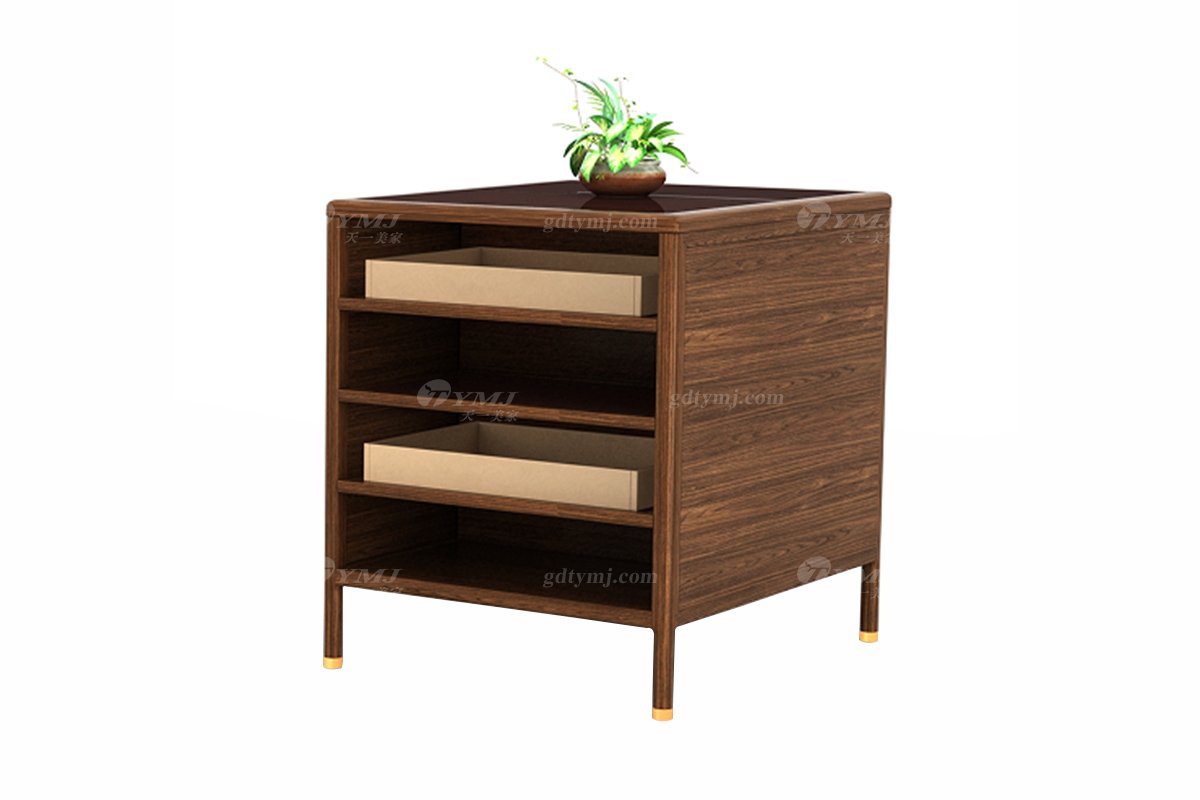 新中式風(fēng)格家具高端會所家具品牌簡約素雅臥室家具實木首飾柜H-XJSSG首飾柜子