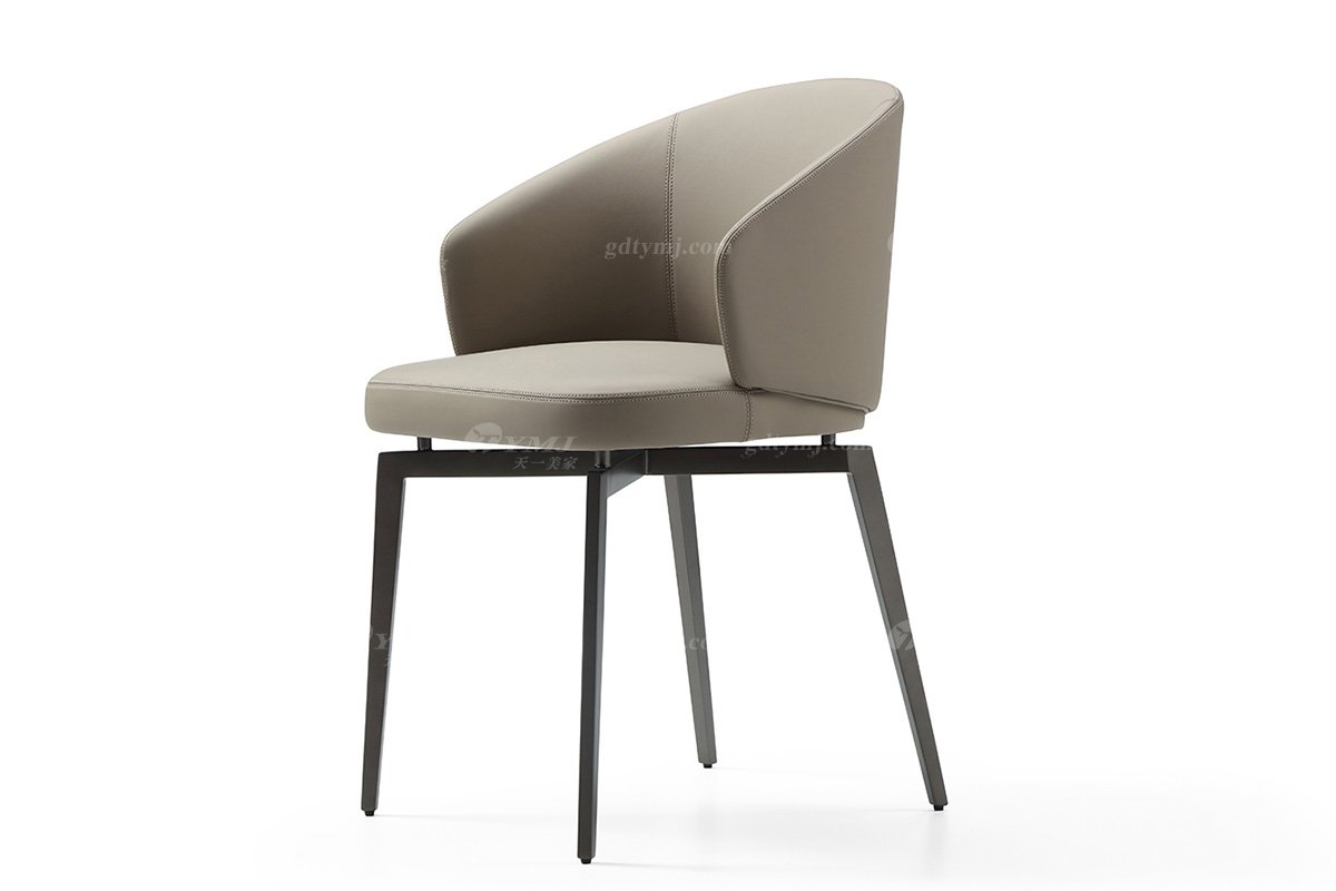 極簡風格品牌高級會所別墅家具現代簡約餐廳布藝餐椅DC1801-01椅子