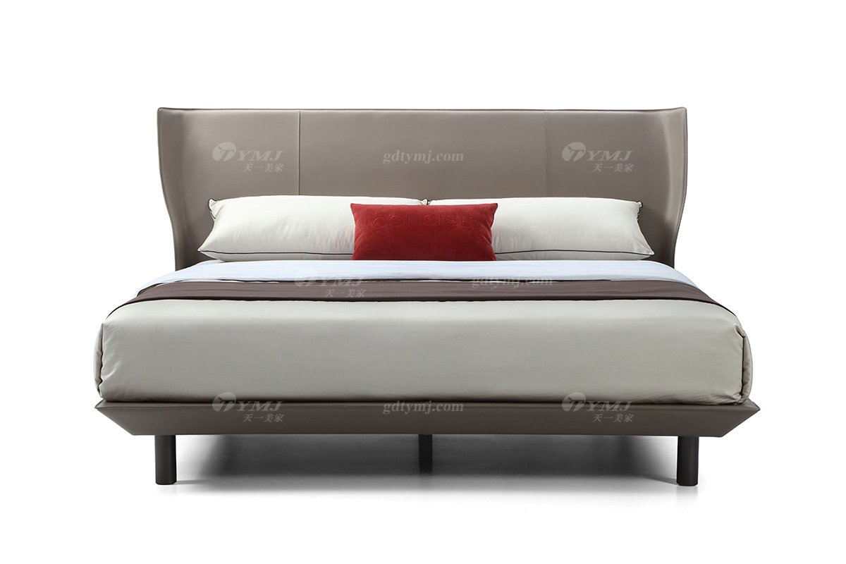 極簡風格意式品牌高端別墅會所家具現代時尚大氣婚床