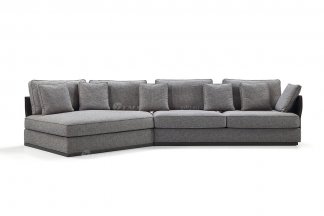 極簡風格意式品牌高端別墅會所家具現代簡約設計轉角沙發