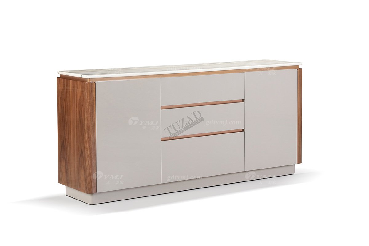 輕奢后現代風格家具高端會所別墅品牌簡約大氣餐邊柜CK640備餐柜