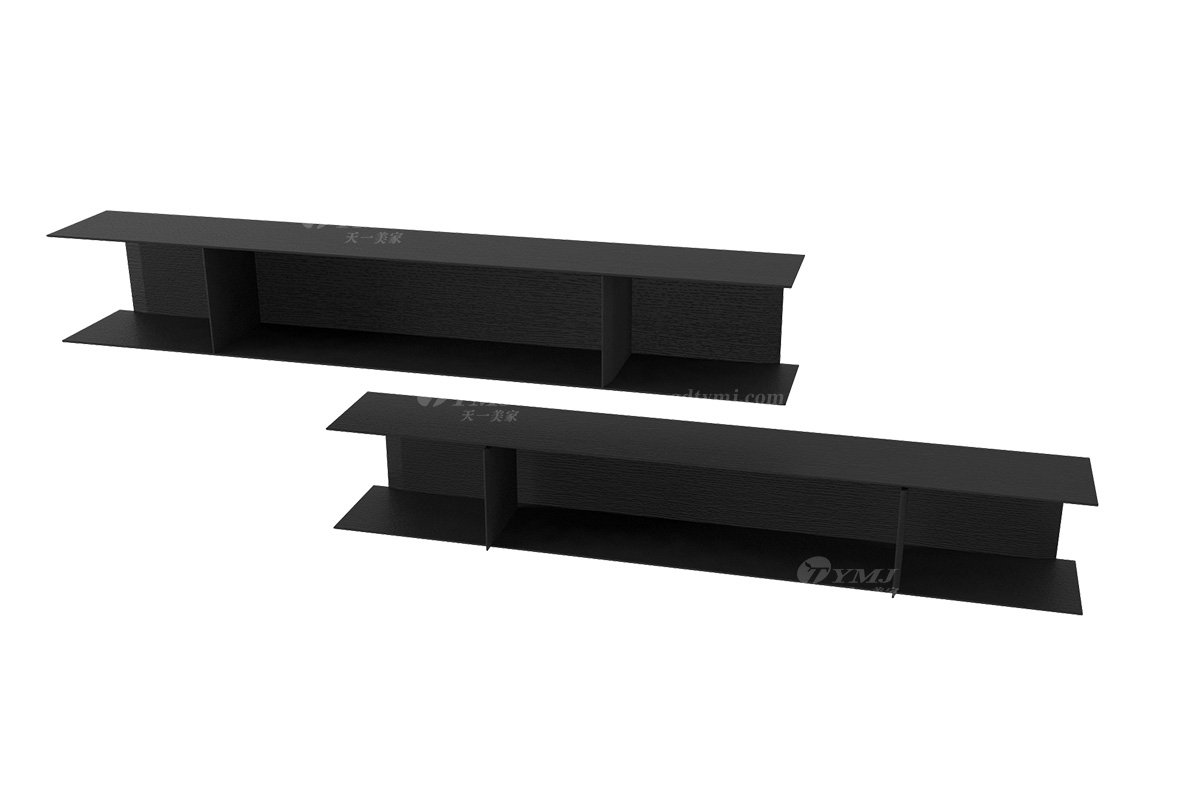 極簡風格家具別墅會所舒適高級家用簡約煙熏色掛柜