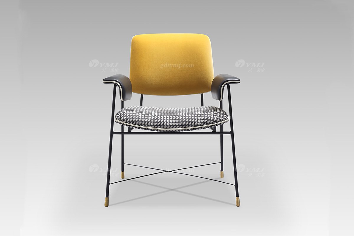 意式雅奢風格家具高端別墅會所家具簡約休閑椅