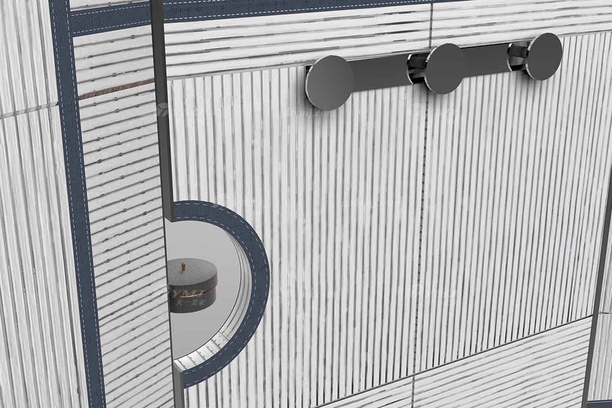 意式雅奢風(fēng)格家具高端別墅會所家具時尚簡約實木屏風(fēng)LF2301細節(jié)1