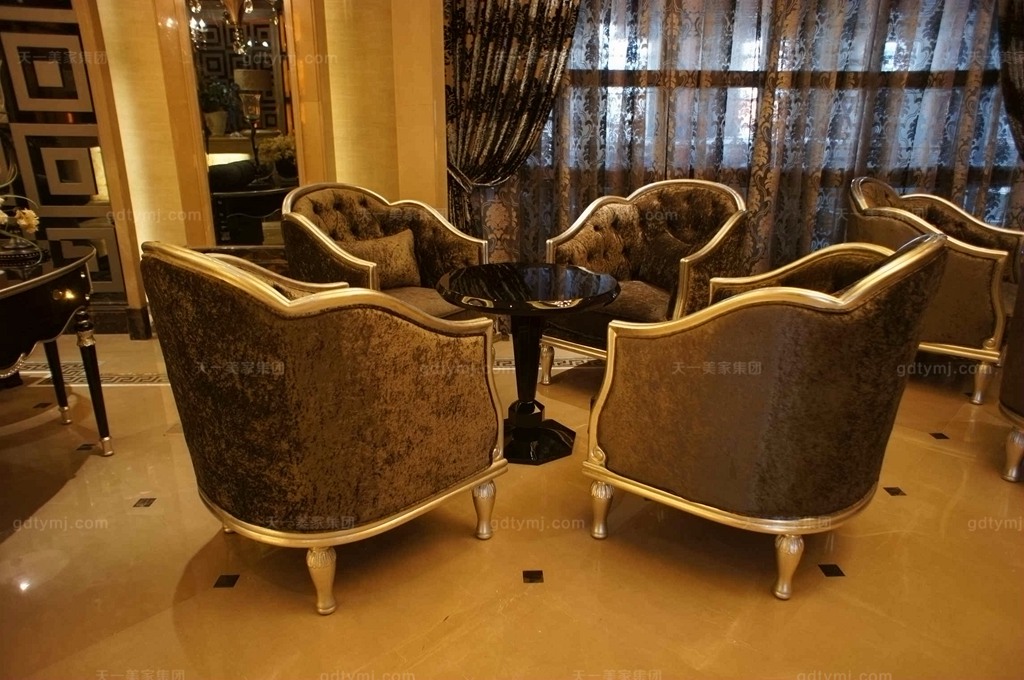 奢華新古典風休息區1