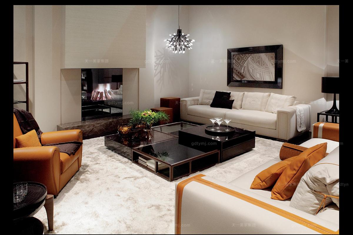 天一美家奢侈客廳沙發組合