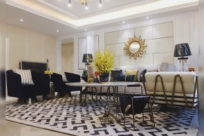 寧夏吳忠紫府平層精裝樣板房輕奢家具、軟裝工程項目案例精彩呈現！【天一美