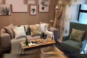 湖東春天輕奢北歐樣板間家具、軟裝工程項目案例欣賞！