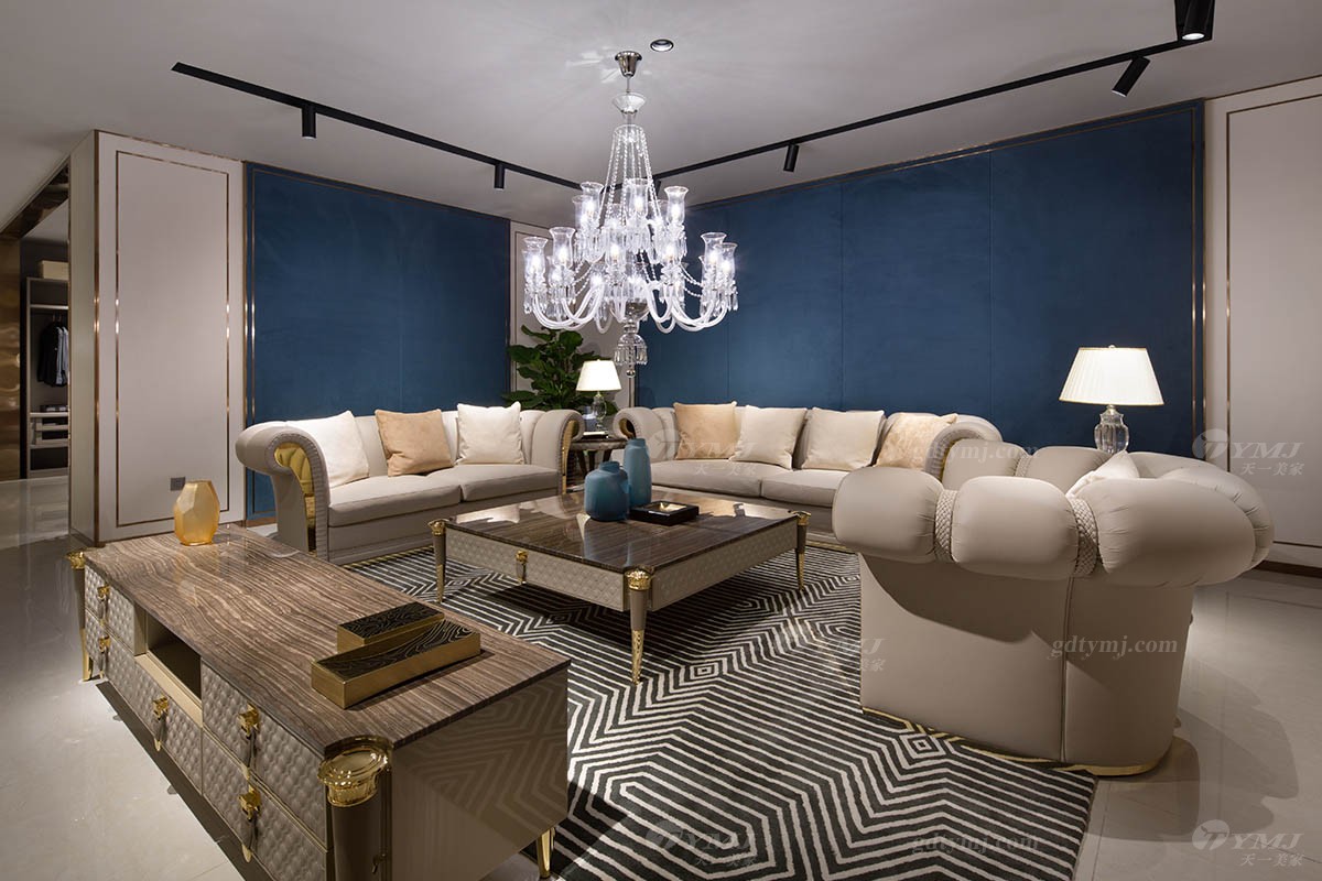 意式輕奢時尚沙發組合