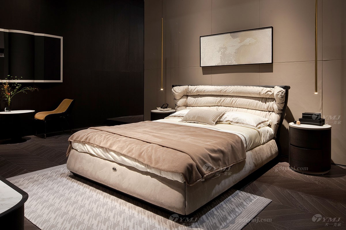 現代輕奢舒適大床