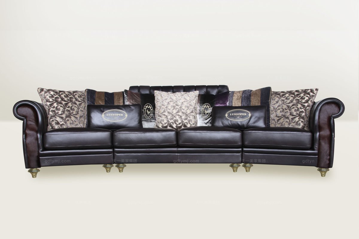 歐式真皮沙發