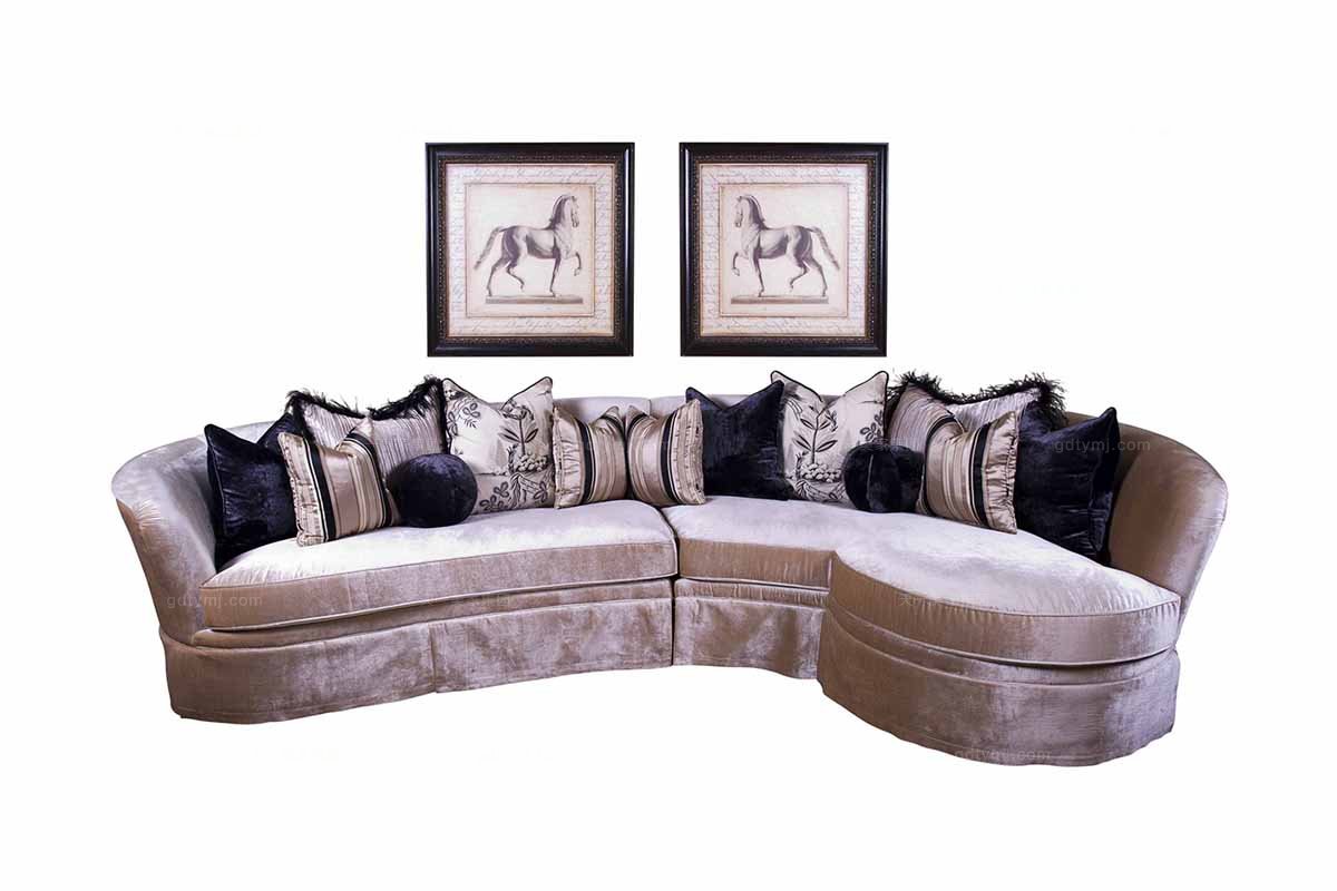 美式轉角沙發組合