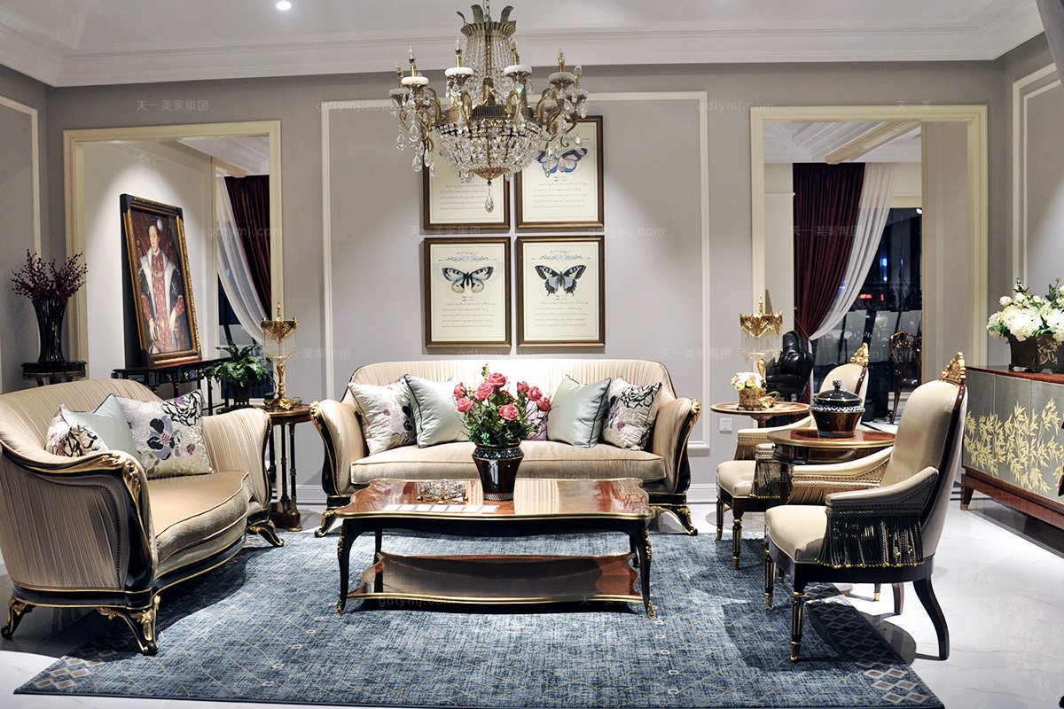 高檔歐式家具沙發組合