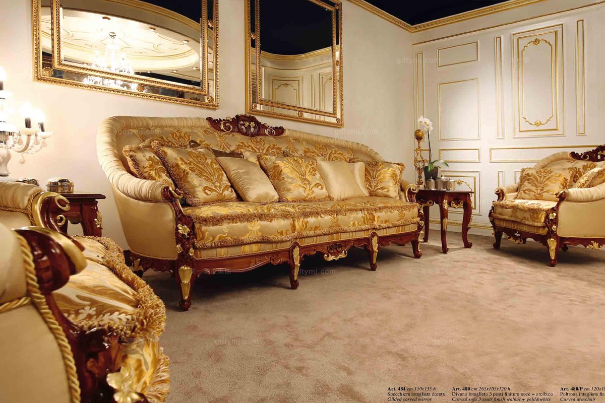 意大利進口布藝沙發組合