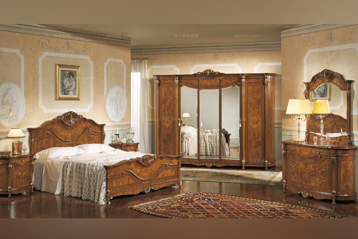 意大利進口實木臥室家具