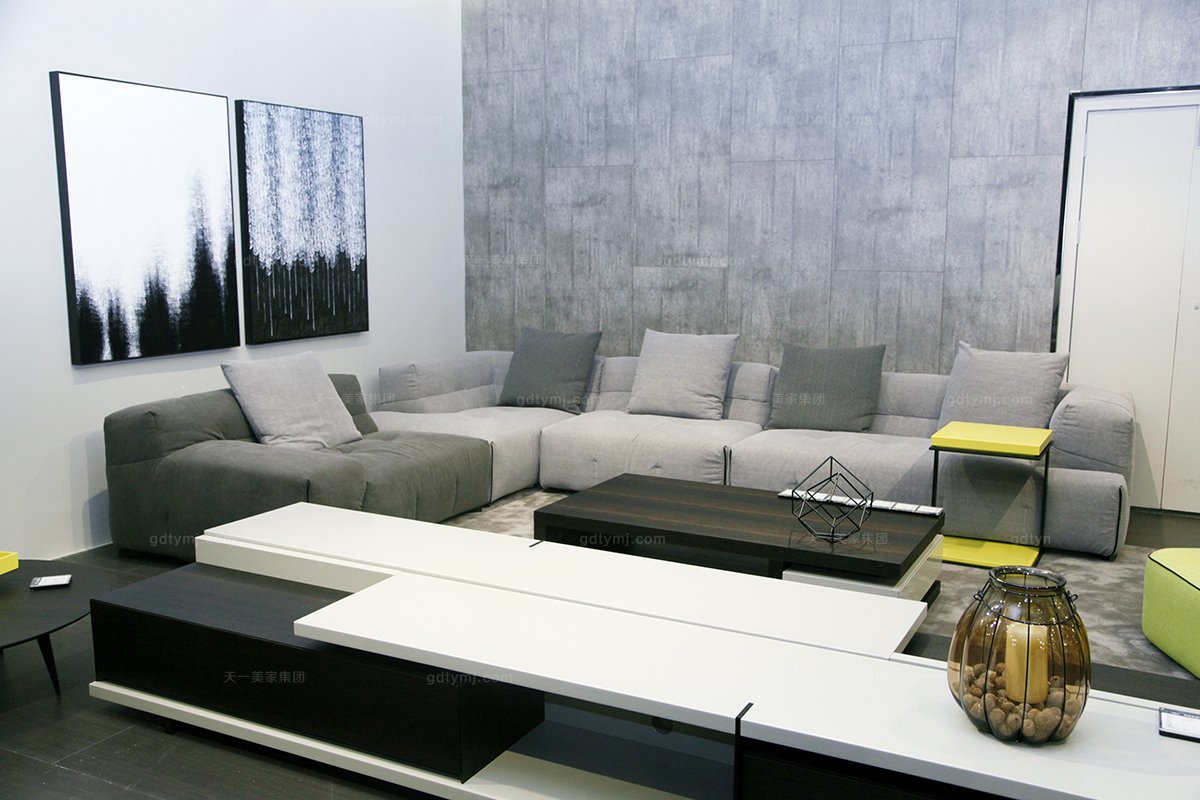 高檔布藝沙發組合