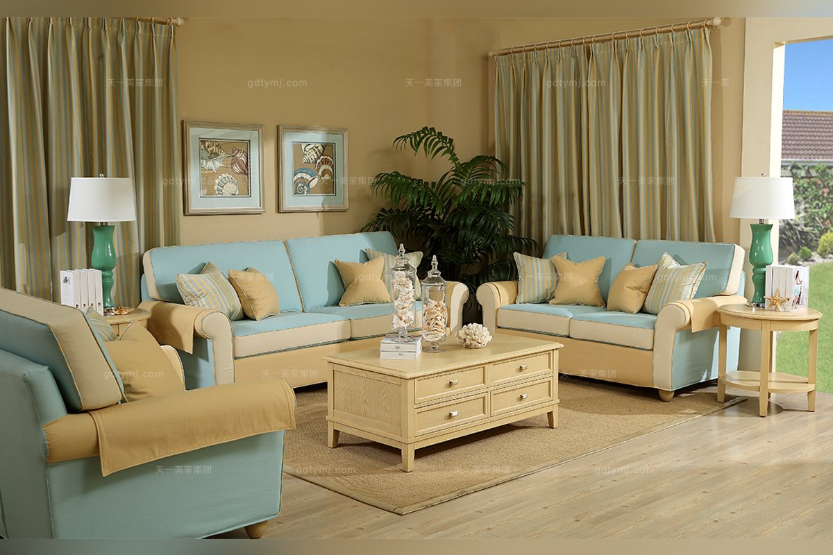 高檔別墅三人位沙發